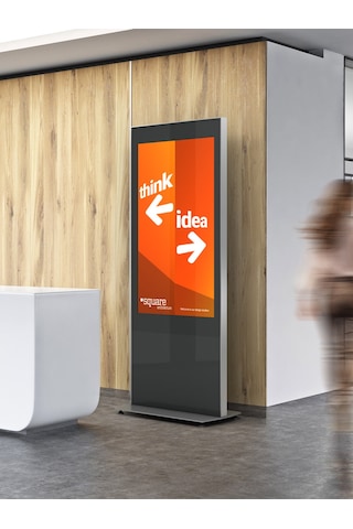 C01 55" Digital Signage Totem + Tcl Tm55n Signage Monitör
