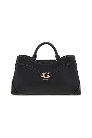 Kadın Metal Aksesuarlı Kanat Detaylı El Çantası - Siyah Siyah