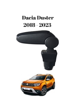 Dacia Duster 2018 2019 2020 2021 2022 2023 Uyumlu Araca Özel Kolçak Kol Dayama Orta Konsol Siyah