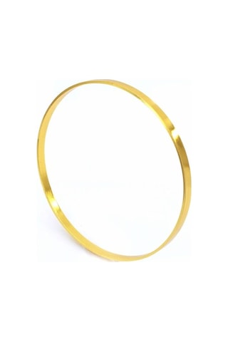 Ferizz Altın Kaplama Kibrit Çöpü 4 Mm Bilezik Blz-3028 Altın