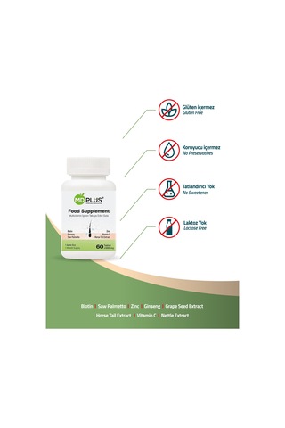 Mdplus Hair Multivitamin Takviye Edici Gıda 60 Tablet