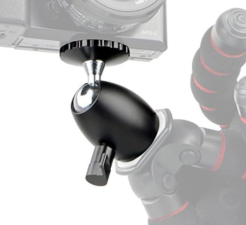 Dslr / Slr Lcd Monitör, Flaş Için Mini Kafa, 360 Derece Döndürülebilir