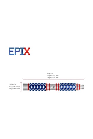 Winmau Epix %90 Tungsten Çelik Uçlu Dart Oku
