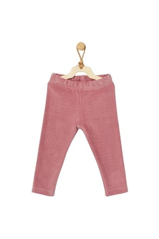 Albimini Andywawa AC22365RP Street Style Kadife Bebek Pantolon Dark Pink