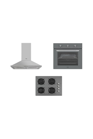 Vestel AF-6682 G + AO-65104 G + AD-6001 X Gri Ankastre Set