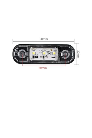 Car54 Kamyonlar İçin Led Yan Sinyal Lambası 12-24v 176448414