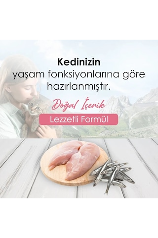 CatPlus Tavuklu ve Hamsili Yavru Kedi Maması 2 x 1500 G