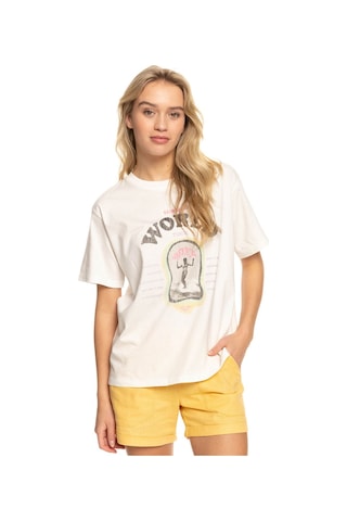 Roxy Moonlight Sun Bj Tees Kadın Tişört Beyaz