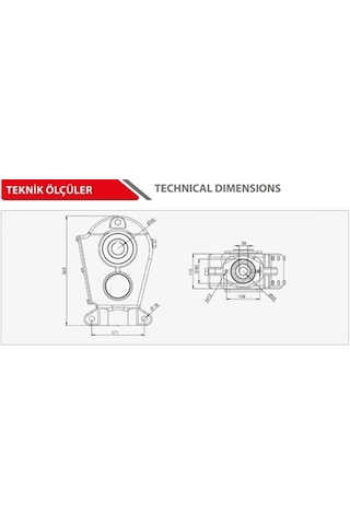 Katı Gübre Dağıtma Römorku Şanzımanı-cd720