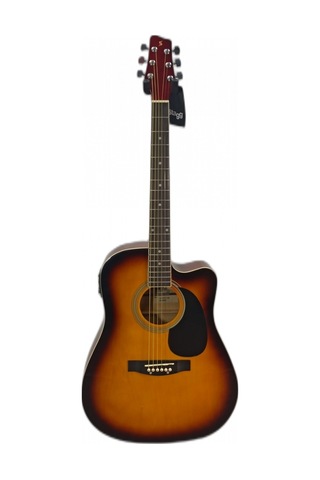 Stagg Sa20 Dce Snb Elektro Akustik Gitar