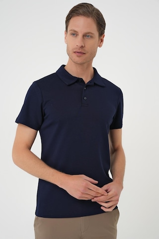Efor Comfort Fit Polo Yaka Esnek Pamuk Casual Lacivert Tişört Ts 886 Lacivert