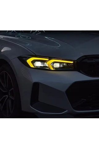 Bmw G20 Lci 2023+ Gündüz Ledi Sarı Far Modülü  Farlar İle Uyumlu G20lcisari123