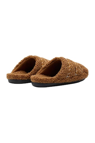 M008 Cognac Bot Erkek 80d2410040-m008 Moon Boot Mb Teddy Slıpper Cognac Kırmızı