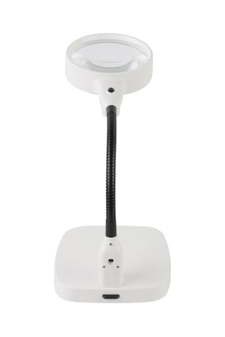 Masa Üstü 10x Led Işıklı Büyüteç Okuma El Sanatları Onarım Büyüteç
