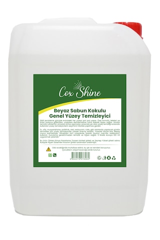 Cox Shine Beyaz Sabun Kokulu Yüzey Temizleyici Konsantre 5 Kg