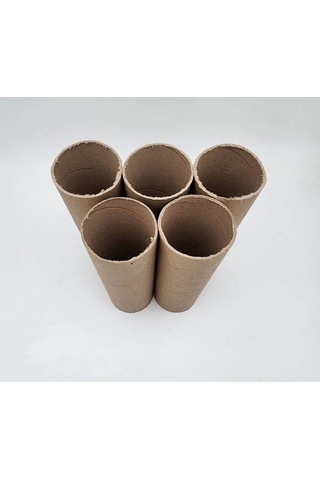 5 Adet Karton Masura Silindir Kutu Postüp Rulo Kargo Tüpü Korumalık Kutu 20 Cm Uzunluk 8cm Çap