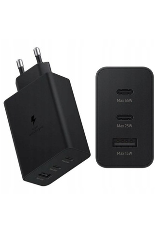 65w 3in1 2xpd+usb Ev Tipi Adaptör 3 Çıkışlı 65w - 25w - 15w