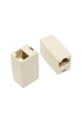 Rj45 Dişi Dişi Cat5 Cat6 Ara Birleştirici Konnektör 10'lu Set