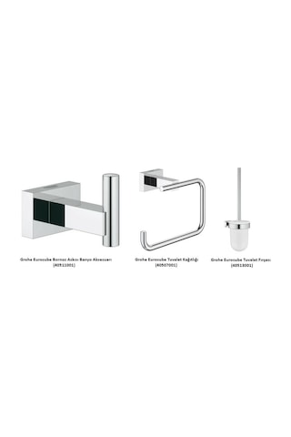 Grohe Eurocube 3'lü Aksesuar Seti