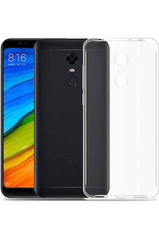 Kvy Xiaomi Redmi 5 Plus Kamera Korumalı Süper Silikon Kılıf