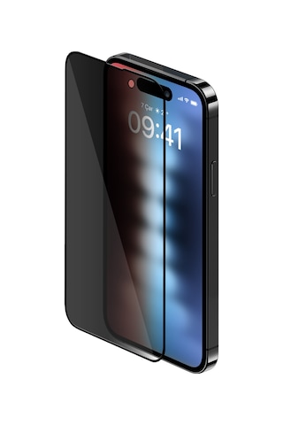 Buff Apple iPhone 15 Uyumlu 5d Privacy Ekran Koruyucu