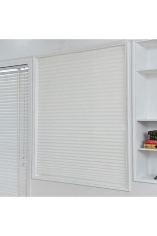 Ruicoo Kablosuz Karartma Fonksiyonlu Hücreli Perde - Çocuk Güvenlikli, Uv Korumalı, Kolay Kurulum 24"x71" Beyaz