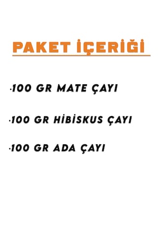 İpek Değirmen 300 Gr Detox Diyet Çay Paketi Hibiskus Mate Ada Çay