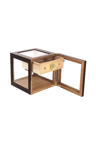 Adorini Cube Walnut Humidor Puro Kutusu