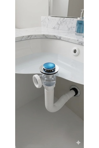 Mutfak Ve Banyo İçin Koku Önleyici Yeni Nesil Körüklü Lavabo Sifonu Altı Hortumu Evye Takımı Bas Çek Özellikli