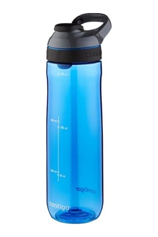 Contigo Cortland Tek El Bas İç Kapaklı Su Matarası 720ml - Mavi