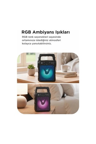 Özel Üretim Torima Bluetooth Hoparlör Kts-1706 Siyah Gece Lambası Seyyar Cihaz Enerji Paneli