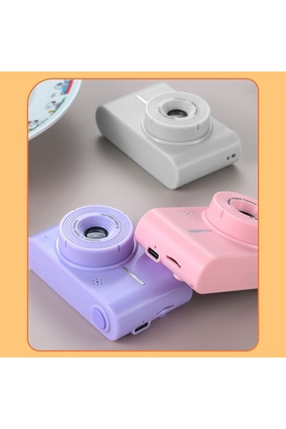 Vkemall Kız Çocukları İçin Pembe 20mp 1080p Dijital Fotoğraf Makinesi - 2.0 İnç Ekran, 8x Zoom, Ön-arka Kameralar, Dahili Pil, Önerisi