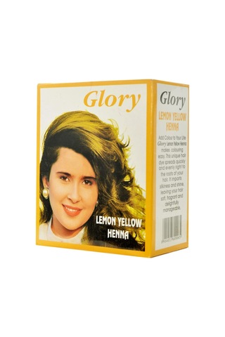 Glory Glory Limon Sarı Hint Kınası (Lemon Yellow Henna) 10 Gr Pak