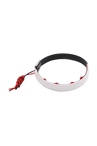 Suntek Dc12 V Amber Led Motosiklet Çatalı Dönüş Sinyalleri Şerit Işık Lambası Su Geçirmez