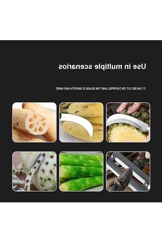 Ulzyvf 2 Takım 4'lü Paslanmaz Çelik Ananas Bıçağı Seti Gümüş Gümüş