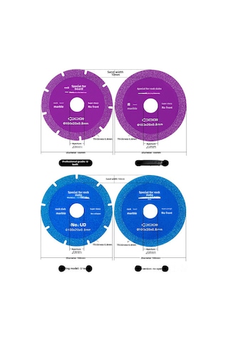 Monyee Profesyonel Mermer Ve Seramik Kesici: Ultra İnce Taş Panel Diamond Testeri, Kırılma Olmadan Kuru Kesim, 110mm U Dişli