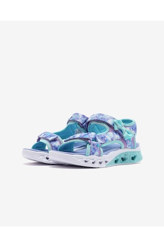 Skechers Flutter Hearts Sandal-blurry Love Büyük Kız Çocuk Lavanta Işıklı Sandalet 303110l Lvaq Mor