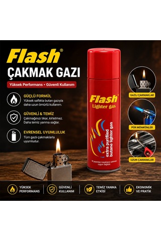 Flash Çakmak Gazı- 12'li Paket Diğer