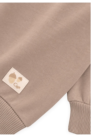 Cigit Mevsimlik Sweatshirt 1-7 Yaş Sıcak Vizon