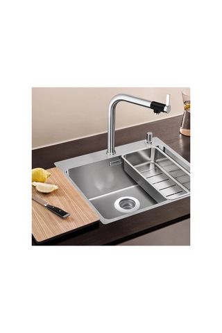 Hubrendy Tedarik Mutfak Su Lavabo Filtresi Örgü Süzgeç Paslanmaz Çelik 7.5 Cm Çap 1456034