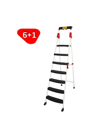 Master 504363 Premium Profil Merdiven 6+1 Basamak 145cm