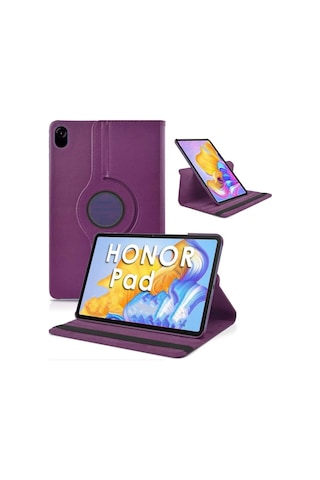 Zore Huawei Honor Pad X9 11.5' Dönebilen Standlı Kılıf - Pembe Koyu Pembe Koyu