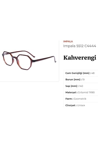 İmpala İm5512 48ek C.4444 Unisex Mavi Işık Korumalı Ekran Gözlüğü