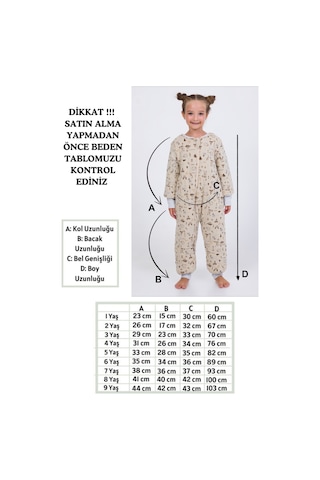 Kız Erkek Çocuk Kalın Elyaf Dolgulu Premium Kalite 2.5 Tog Desenli Uyku Tulumu Taş