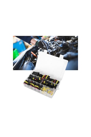 Powermaster Pm-28532 Hıd Jst Konnektör Seti Oto Elektrik Kablo Soketleri Su Geçirmez 352 Parça