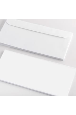 Diplomat Silikonlu Düz Zarf 500 Adet 10.5x24 CM 110 G