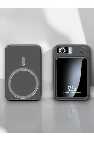 Geniş Uyumluluklu 10.000 Mah Magsafe Kablosuz Hızlı Şarj Powerbank Çok Renkli