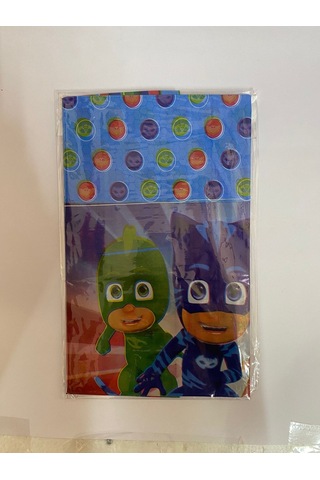 Özel Üretim Pijamaskeli Plastik Masa Örtüsü 120 180 Cm Parti Süsleri Çocuk Süsleme Çok Renkli