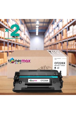 Hp Laserjet Pro M402n Uyumlu Toner Çipli Cf226x 2'li 9.200 Sayfa