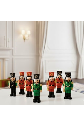 6lı Kurşun Asker Biblo 13 Cm Boy 5 Cm En, Özel Kutusunda Yılbaşı Ve Özel Gün Hediyesi 01